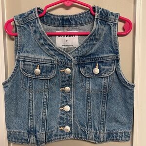 Old Navy Kids Light Blue Denim Vest